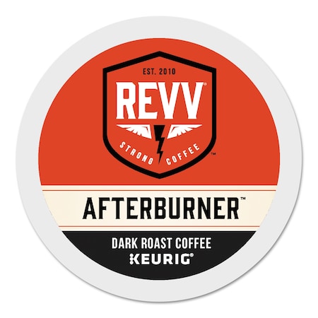 Revv AFTERBURNER K-Cup, Dark Roast, K-Cup, PK24 PK 6727